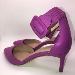 Rachel Zoe Orchid Purple D’orsay Heels With Buckle Size 8.5